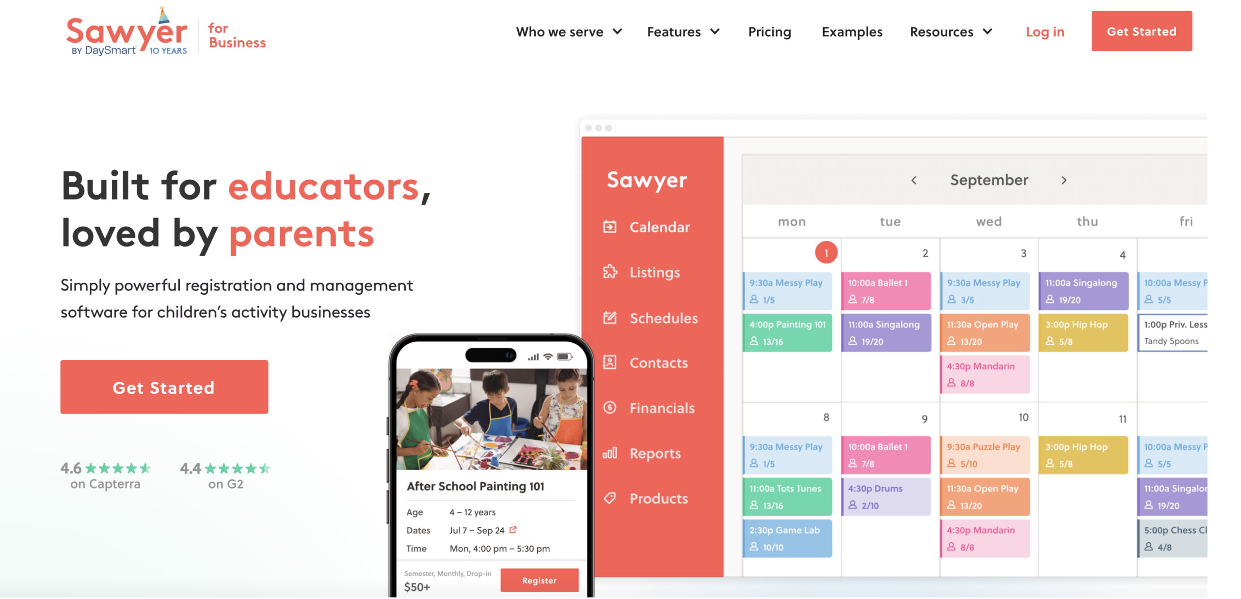 Sawyer best private lesson registration software